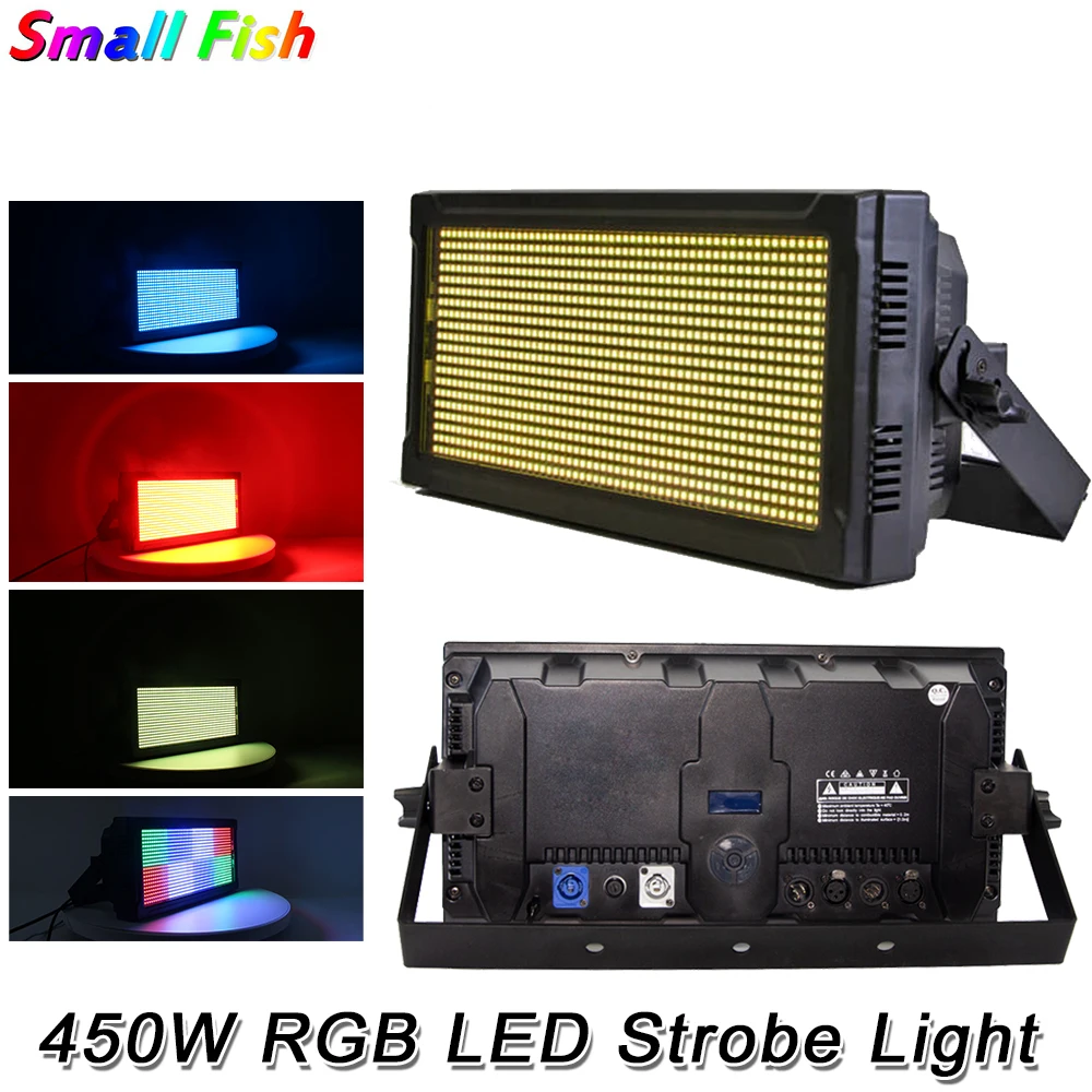 2Pcs/Lot High Quality 450W SGM Strobe Light SMD 5050 RGB 3IN1  Wash Strobe 2IN1 High BrightnessDJ Disco Party Stage Effect light