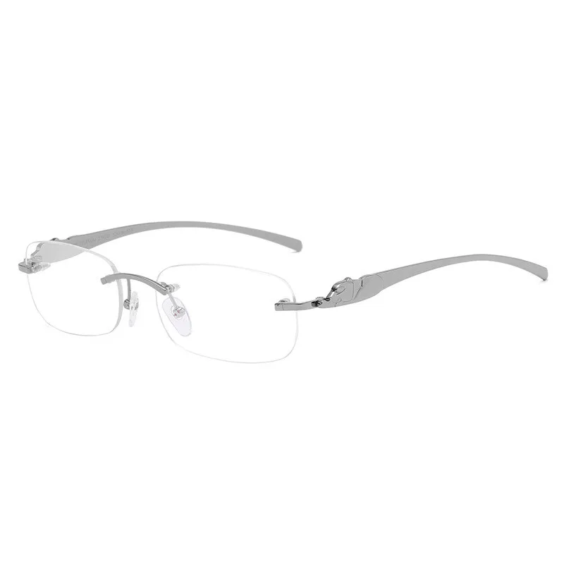 Cubojue Rimless Titanium Eyeglasses 