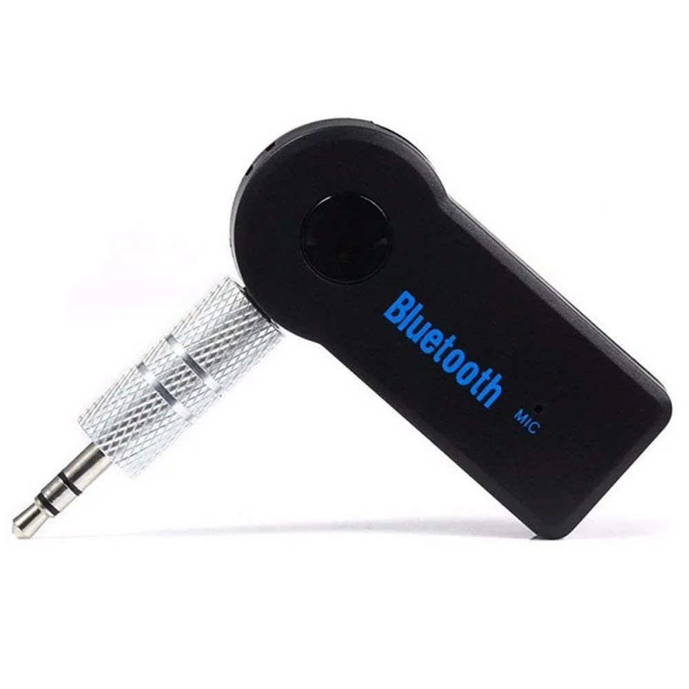 Портативный Aux Bluetooth адаптеры приемника Hansfree 3,5 мм Беспроводной автомобильный комплект музыка автомобильный Bluetooth передатчик приемник