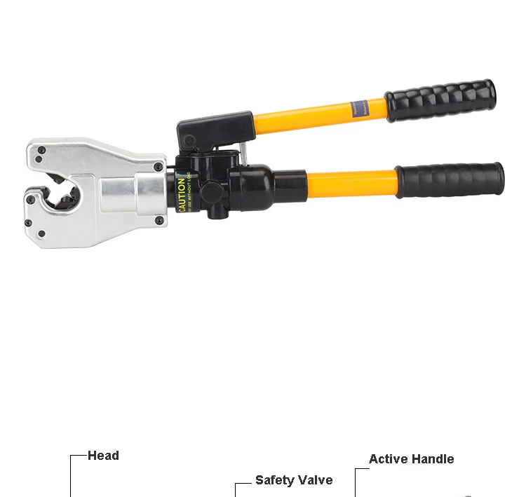 iGeelee CYO-6B Dieless Hypress 4 Point Hydraulic Hand-Operated Crimping Tool, C-Shaped Head, 6 Ton Crimp Force, up tp 240mm2 (2)