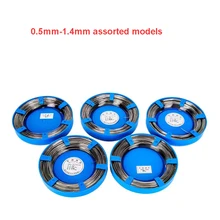 1 шт. Стоматологическая лаборатория из нержавеющей стали, маленький круглый провод 50 г 0,5 мм-1,4 мм для стоматологического съемного литья, частичные акриловые частичные застежки