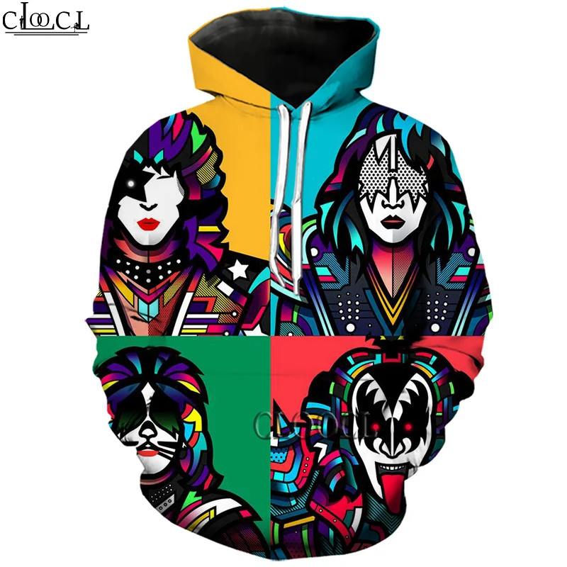 

Новинка 2021, модная Толстовка HX с 3D принтом рок-группы KISS из тяжелого металла для мужчин и женщин, топы унисекс в стиле Харадзюку, хип-хоп, Прямая поставка