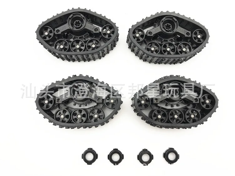 

Remote Control Car Accessory Military Car Crawler Climbing Off-road DIY Modified Remote Control Car Snowfield round