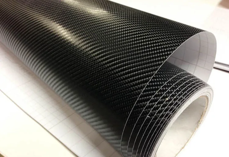 Autofolie 5 Meter 3D 4D 5D 6D Carbon Faser Vinyl Wrap Abdeckfolie Motorrad  Auto Wrapping Folie