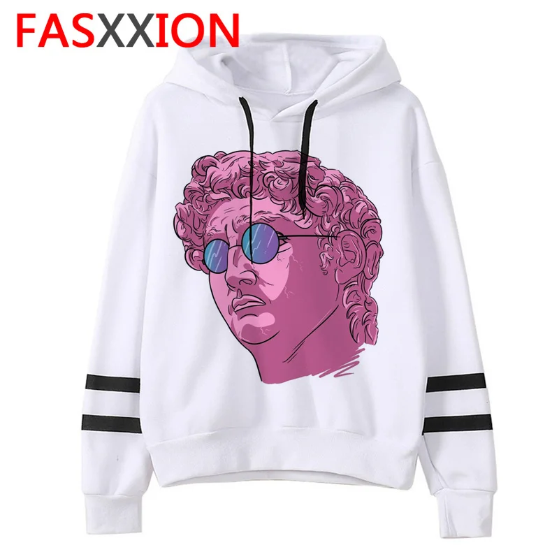 Vaporwave японского аниме толстовки мужские/женские Забавный Топ ulzzang Толстовка Эстетическая Повседневная модная гранж мужская одежда