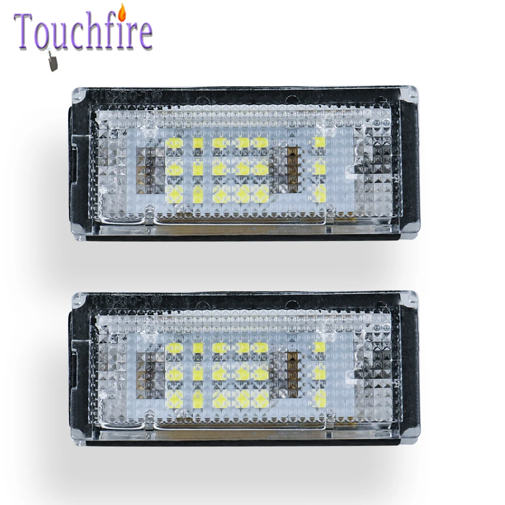 

2PCS 18 LED 3528 SMD LED Number License Plate Lights Car Bulbs 6000K For BMW E46 2D Facelift 2004-2006 E46 M3 Facelift 2004-2006