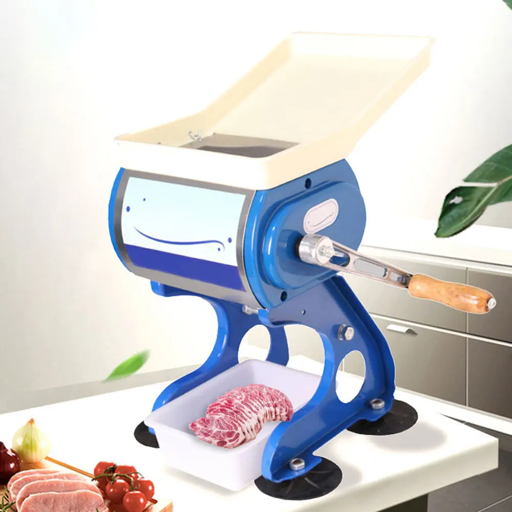 Meat Grinder Cutter Machine Hand-cranked Meat Slicer Household Pork Beef Grinding Shredded Machine Crusher Food Processor supermarket fresh chicken plate black pork plate cooked food area beef food tray thickened cold fresh meat display plate anti fa