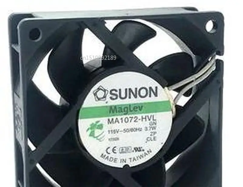 Для MA1072-HVL GN 115V-50/60HZ 3,7 W 70*70*25 мм 2 линии вентилятор