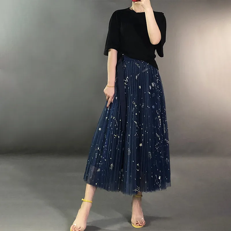 AH11492, модные женские юбки,, Подиумные, Роскошные, известный бренд, Европейский дизайн, вечерние, стильная женская одежда