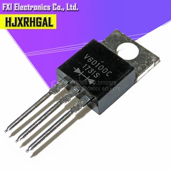 

5pcs/lot V60100C TO-220 packaged Schottky diode common cathode 60A 100V original authentic