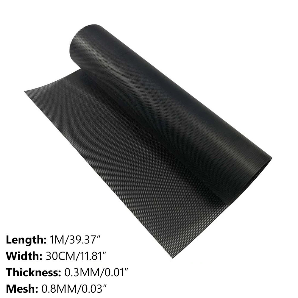 Washable Fan Dust Filter DIY 30x100cm Cuttable Computer Pc Case Dustproof Fan Dust Filter Mesh PVC Grills Cover Mesh Roll