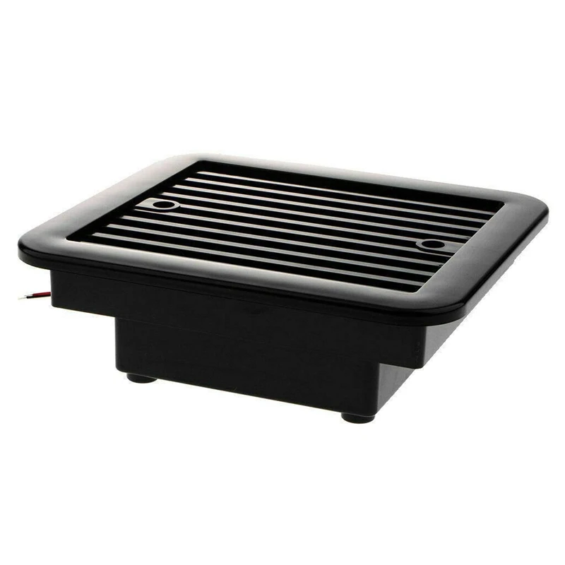 1Pcs 12V Universal RV Side Air Vent 2000RPM Cooling Trailer Exhaust Fan Caravan Effective Ceiling Mount Ventilation Black