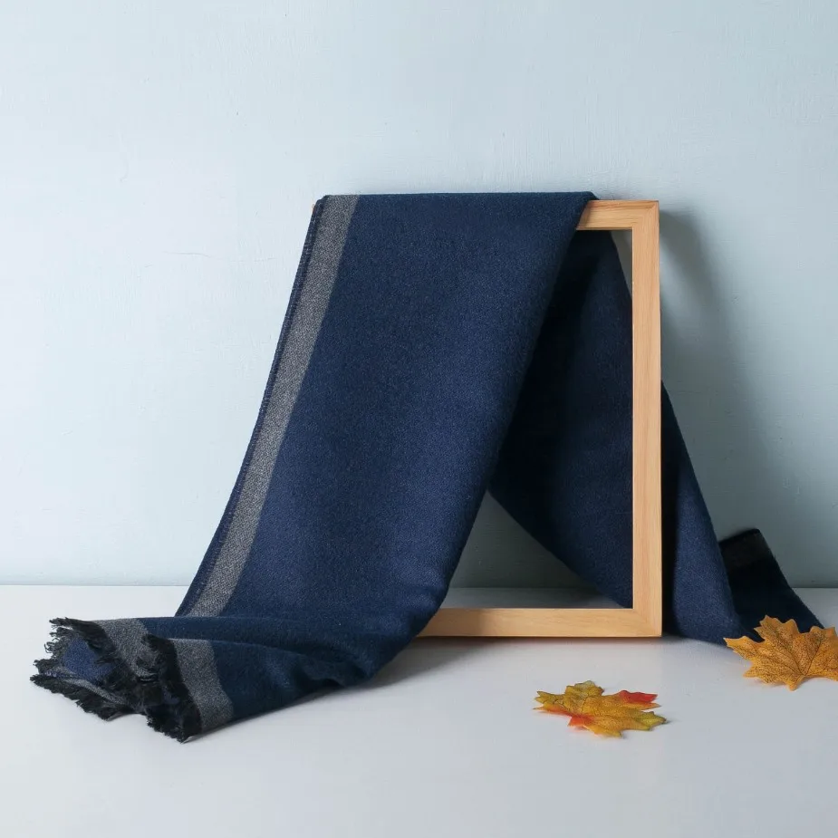 Knitted scarf Cashmere scarf Winter Men Scarf Geometric Design Women Cashmere Scarves Neckerchief Fashion Soft Warm Shawl Wraps
