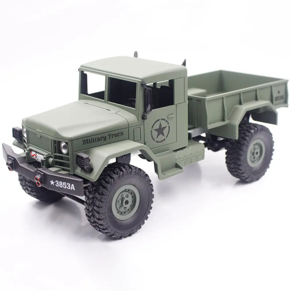 Настоящий 1:16 2,4G 4WD RC Гусеничный военный армейский грузовик с дистанционным управлением внедорожный автомобиль RTR игрушка Детский Электрический автомобиль игрушка подарок на день рождения