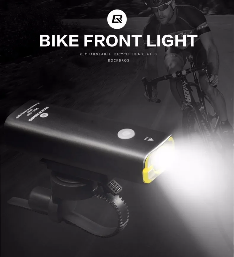ROCKBROS 400/245 люмен велосипедный светильник USB Перезаряжаемые велосипедный руль головной светильник Водонепроницаемый MTB велосипед светодиодный вспышка светильник для передней фары автомобиля