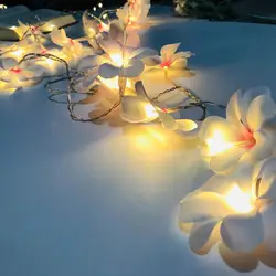 Светодиодный светильник, имитирующий Франгипани, для свадьбы, рождественской вечеринки, сада, фестиваля, Декор, кулон "фонарь", на