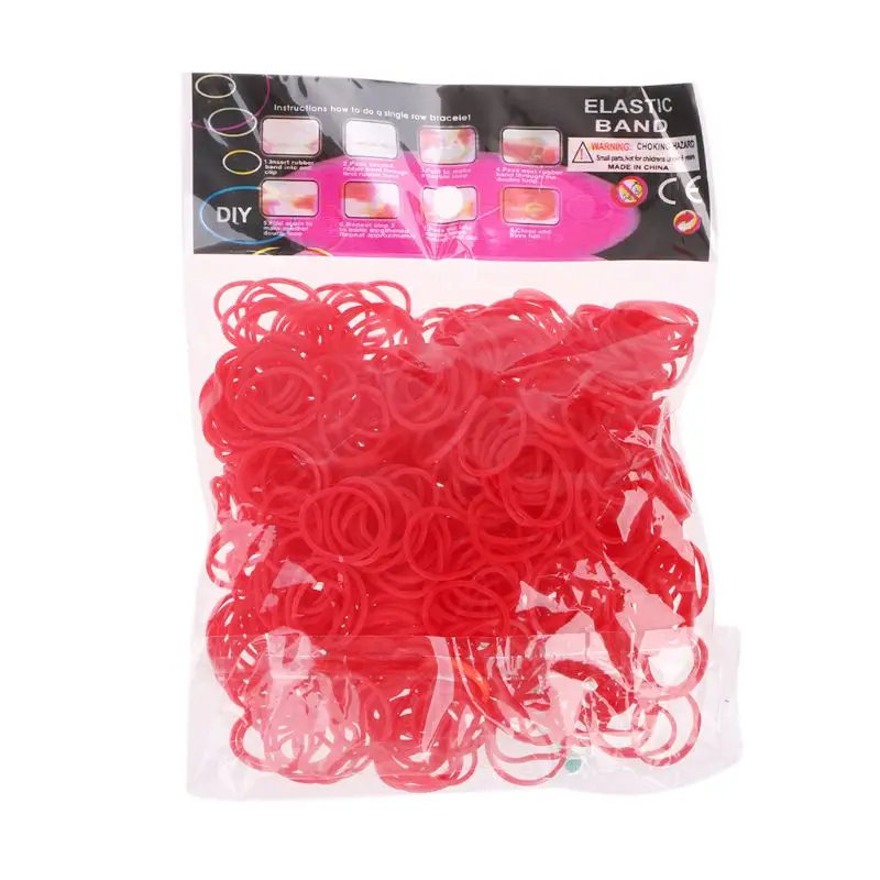 600 шт радужные Мега заправляемые резинки DIY Браслеты вечерние украшения для девочек - Цвет: 5