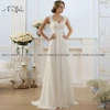 Simple Empire Waist Wedding Dress for Pregnant Woman Customized Boho Bride Dress Plus Size Cheap Bridal Gown Robe de Marie 1