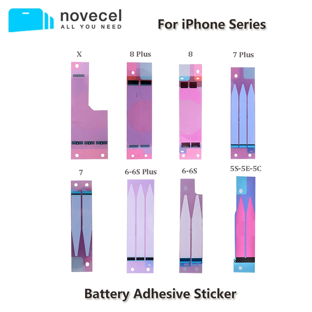 Клейкая лента для iPhone 11 pro X Xs max XR 5 6 6s 7 8 plus 10 шт. | Мобильные телефоны и аксессуары