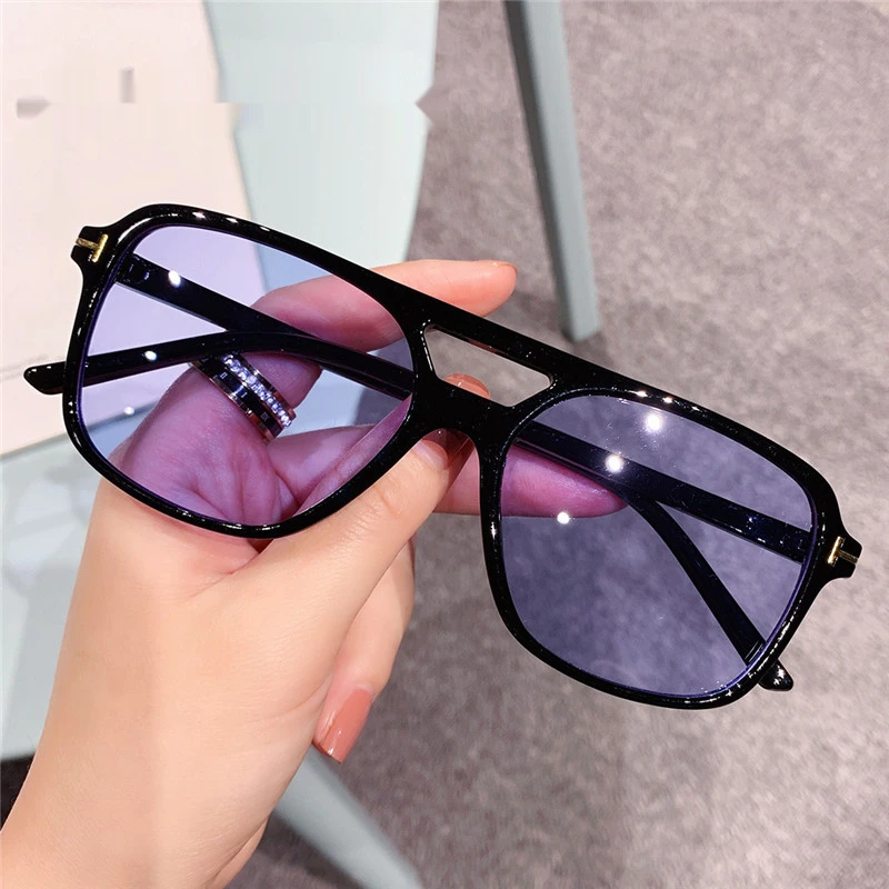 

Goggle UV400 Sunglasses for Men Women Fashion T-shaped Rays Brand Designer Driving Sun Glasses 2021 New Shades for Women vintage