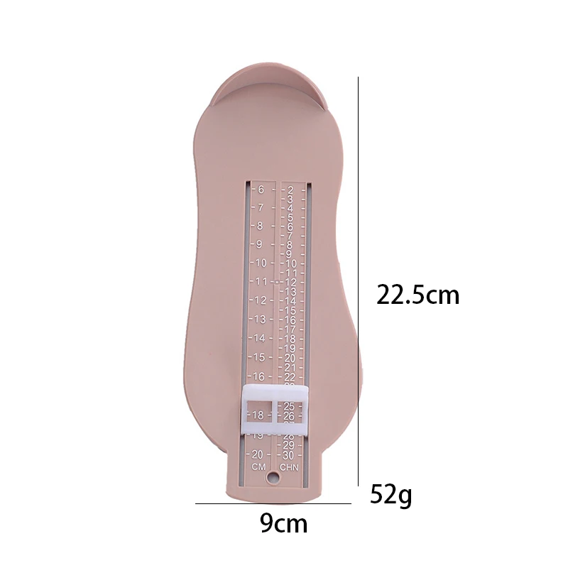 Креативный детский прибор для измерения длины стопы, практичный прибор для измерения ног, линейка для ног, цвет в случайном порядке