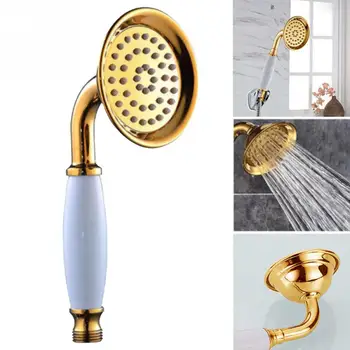 

Telephone Shape Hand Held Bathroom Supplies Spraying Shower Nozzle Accessories Cleaning Tool High Pressure Water Saving Hotel