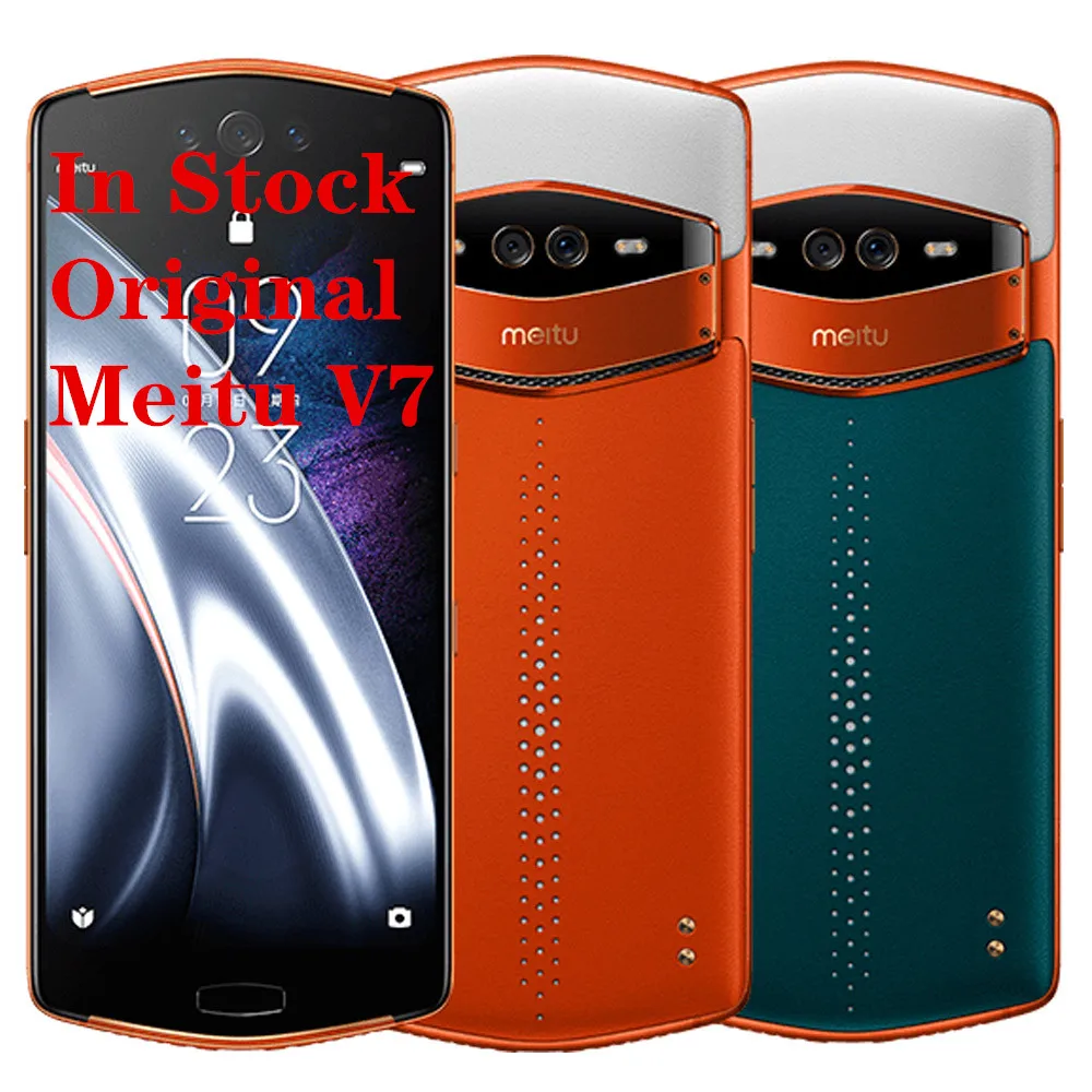 

New Original Meitu V7 6.21" Snapdragon 845 Octa Core 8GB 128GB 3 Front Camera+2 Back Camera Android 8.1 SmartPhone