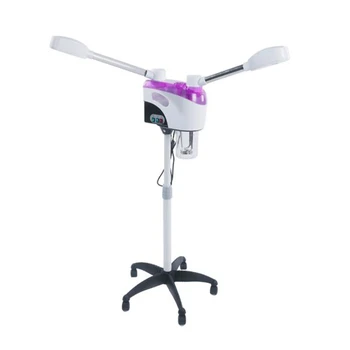 

Double Tube Ion Hot Facial and Aroma Steamer US Plug face Spa Device Vapour Ozone facial Steaming Humidifier Skin Care Atomizer