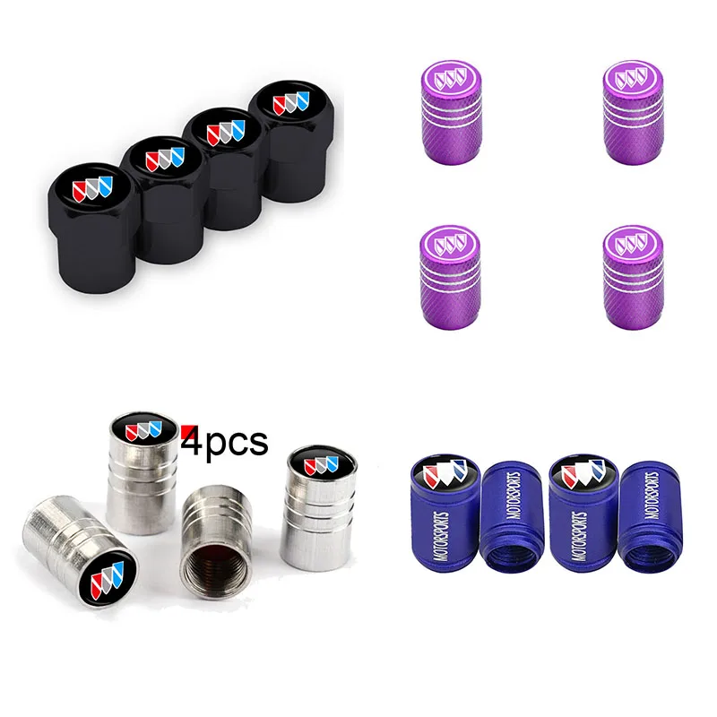 4 шт. крышка клапана автомобильной шины металлическая Пылезащитная