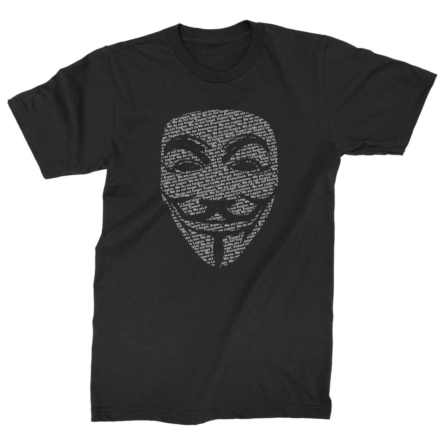 

V for Vendetta. Unique Design Anonymous Mask T-Shirt. Summer Cotton Short Sleeve O-Neck Men's T Shirt New S-3XL