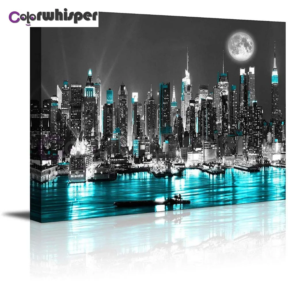 Алмазная картина полностью квадратная/круглая дрель городская ночная сцена 5D