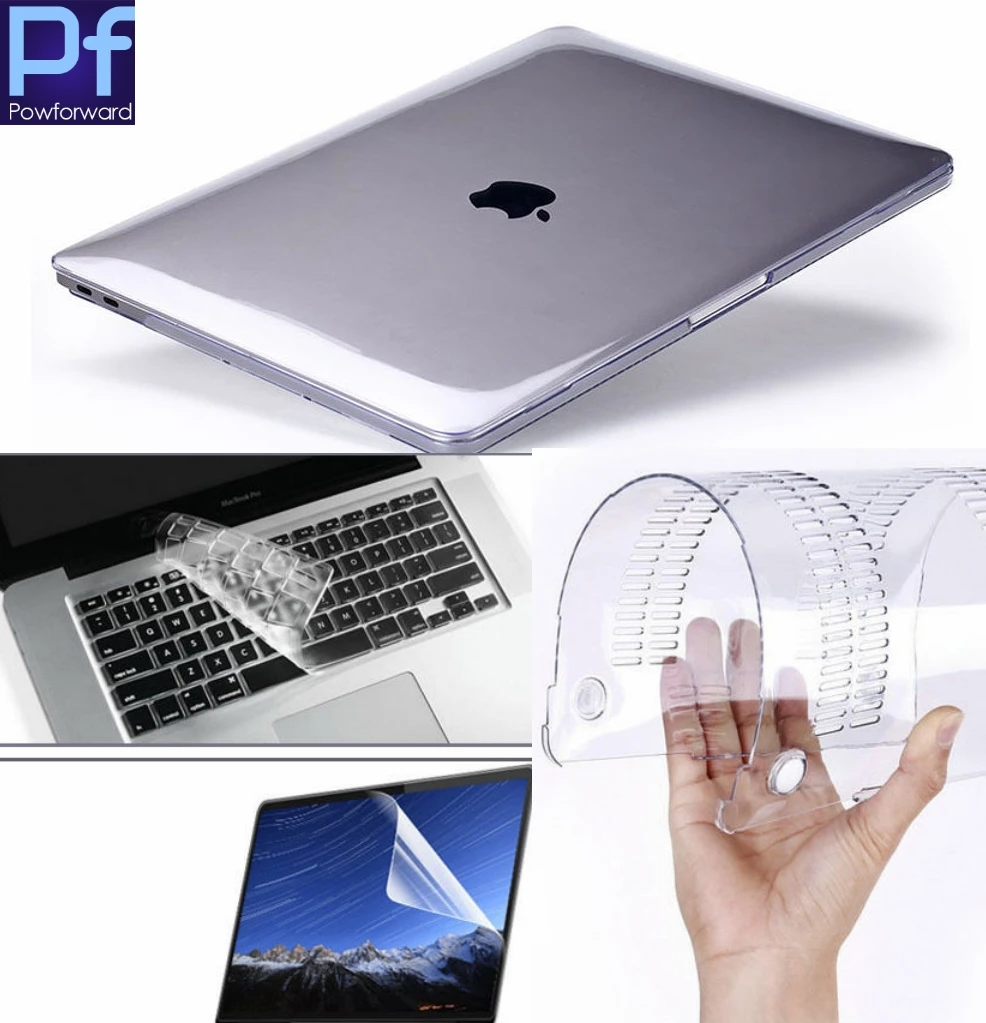 3 в 1 для Mac Book Air 1" Pro 13/15" retina 12 защитный чехол для Macbook Air 13 Touch bar 2012 2013