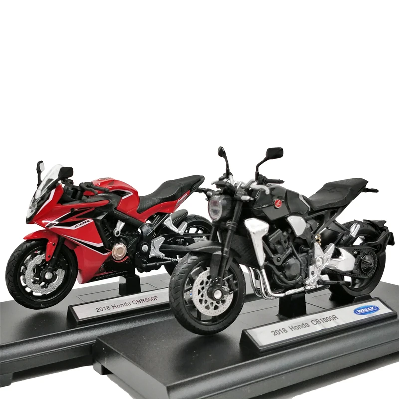 1:18 scale Welly 2018 Honda CB1000R bike motorcycle race moto Diecasts Toy model