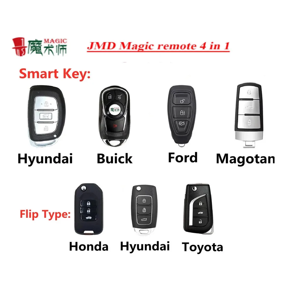 JMD волшебный пульт дистанционного управления для Buick/Ford/Hyundai/Magotan/Honda складной