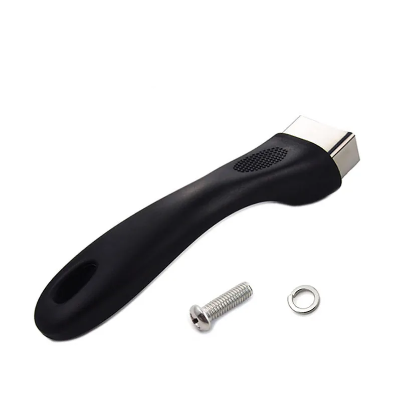 Detachable pot handle Universal Milk Frying Pan Handle Pot Handle Non-stick Stainless Steel Anti-scald Heat-resistant Bakelite Pot Accessories