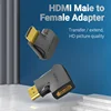 Vention HDMI adaptateur 90 270 degrés à Angle droit HDMI mâle à femelle 4K HD convertisseur pour HDTV ordinateur portable TV Box bureau HDMI Extender ► Photo 3/6