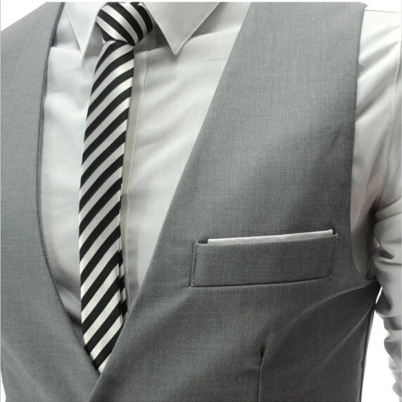 OLOME Новое поступление формальный жилет для мужчин Slim Fit Мужские костюмы с жилетом жилет Homme Повседневная Деловая куртка без рукавов