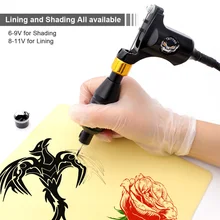 Роторный слайдер 8 Вт Мотор роторная Татуировка пистолет DC 5,5 подключенный слайент для татуировки саморегулирующаяся тату машина M624A