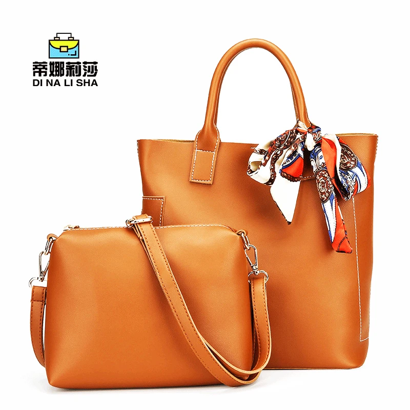 

2017 Spring And Summer Korean-style New Style WOMEN'S Bag Commuting Simple Large-Volume Picture Shoulder Bag Large Bag