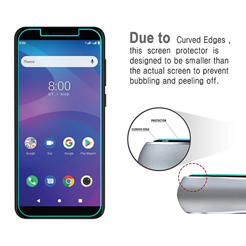 2 шт, Противоударная пленка для телефона Philips S397 S 397 Temepred, Защитное стекло для экрана Philips S397 5,72"