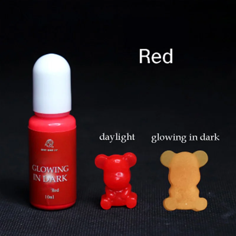 

10 Colors 10ml Luminous Color Fine Pigments DIY UV Crystal Epoxy Rubber New Arrivals Supplies