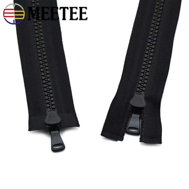 Meetee комплект из 3 предметов, детская одежда на рост 80, 90/100/120 см 5# разъемная застежка-молния с открытым концом застежка-молния смолаы двойными собачками good Market молния куртка DIY пальто палатка Костюмы пошив ремонтов аксессуары