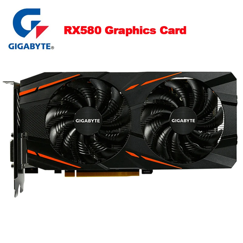 

Dataland RX580 Graphics Card 8GB Radeon RX5808G Video Cards with AMD Display Port HDMI DVI-D PCI-E3.0*16 for PC DesKtop Used