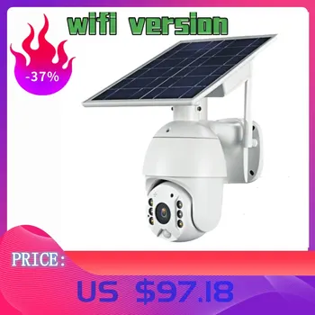 

Smart Home Two-way Voice Intrusion Alarm WIfi 1080P HD Solar Panel Wifi Version Outdoor Surveillance Waterproof CCTV Camera