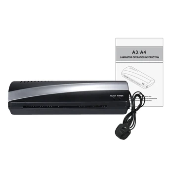 

A4 9" Width Photo Paper Hot and Cold Thermal Laminator Machine Two Roller 3-5min Quick Warm-up Fast Laminating Speed Jam-release