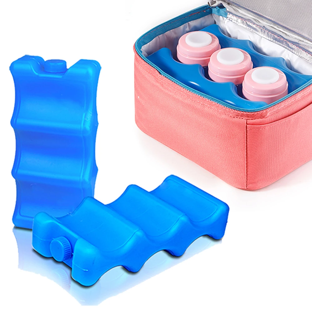 

Reusable 400ml Gel Freezer ice Blocks Cool Cooler Pack Bag Water injection Picnic Travel Lunch Box Fresh Food Storage