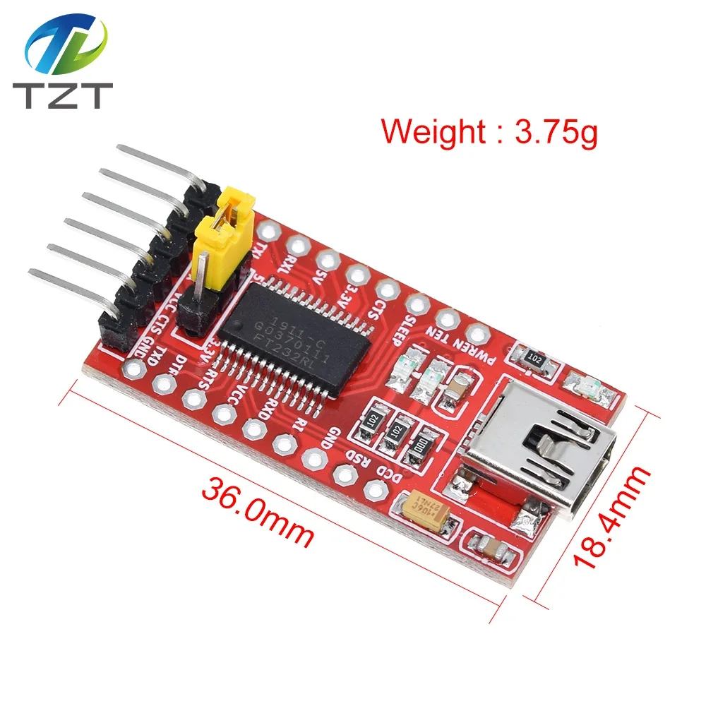 Высококачественный последовательный адаптер FT232RL FT232 FTDI USB 3 В 5 в TTL мини порт|usb