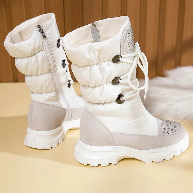 MORAZORA/Новое поступление года; женские ботильоны; зимние ботинки из замши; удобная женская повседневная обувь на плоской подошве со шнуровкой и молнией