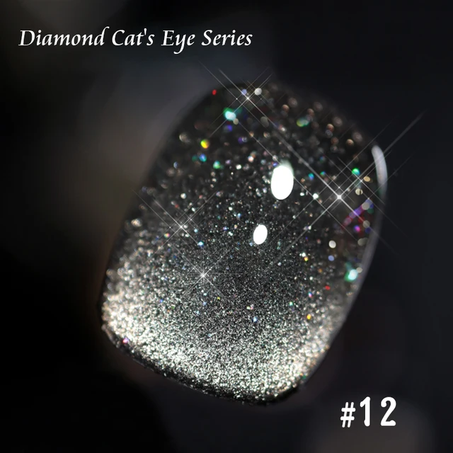 SKVP Gel Nail Polish Cat Eye Gel Semi Permanent Uv Varnish Gel Nail Art 8ML Glitter Effect Off Nail Polish Gel For Nails Design Cat Eye 12