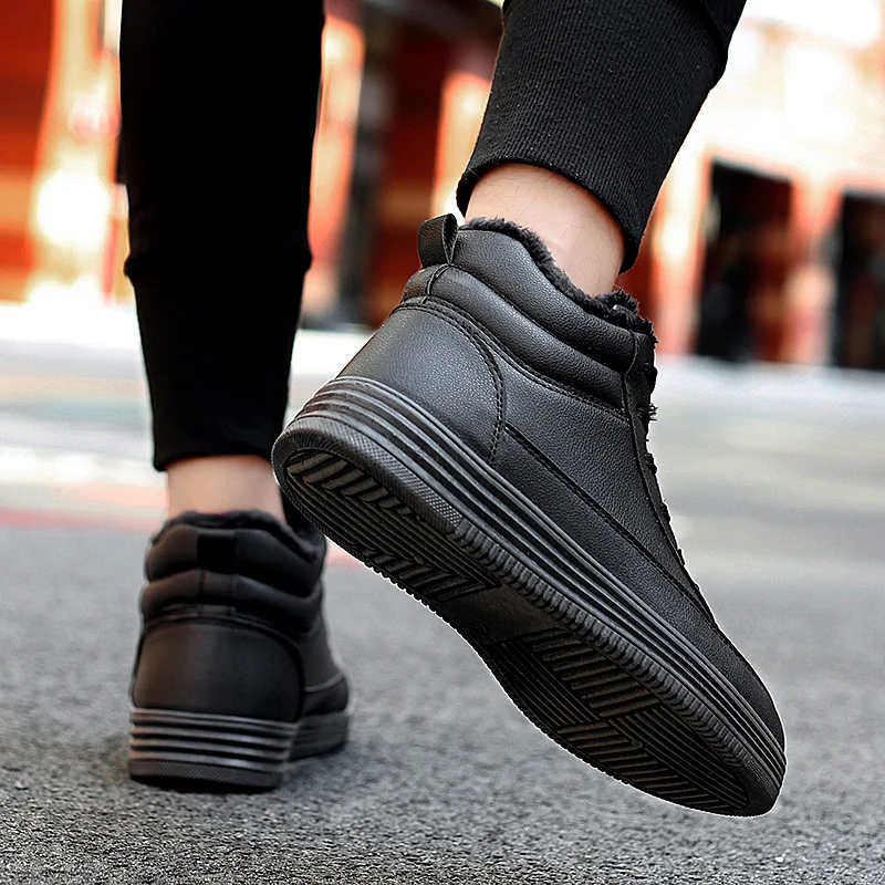 Bonitos zapatos blancos de invierno para hombre, zapatillas informales para  adolescentes, calzado Masculino - AliExpress Calzado